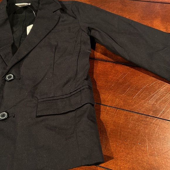 NWT Gymboree 2009 Easter Line Navy Blue 2 Button Blazer Flap Pockets XS - Picture 4 of 14